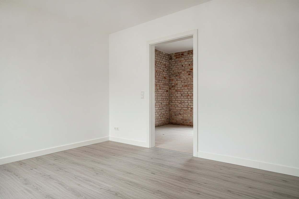 Fertig ausgebauter heller Innenraum
